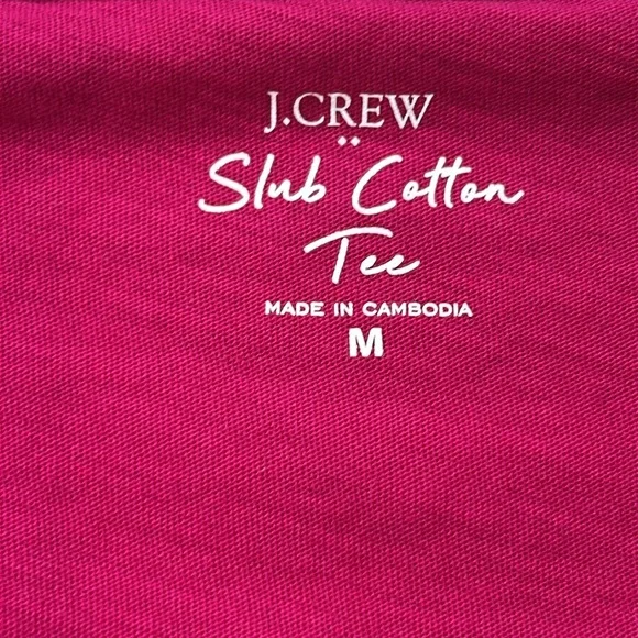J. CREW NWT Slub Cotton Tee size M 100% cotton - Picture 4 of 6